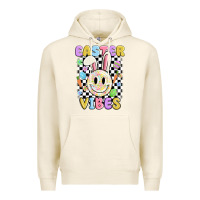 Tofu easter vibes smiley face Premium Hoodie - MaliasSmallBusiness