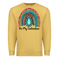 Antique Gold be my valentine gemstone rainbow Premium Sweatshirt - JahusDesignShop