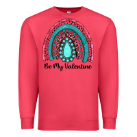 Cardinal be my valentine gemstone rainbow Premium Sweatshirt - JahusDesignShop