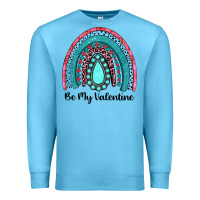 Ocean Blue be my valentine gemstone rainbow Premium Sweatshirt - JahusDesignShop