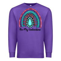 Purple be my valentine gemstone rainbow Premium Sweatshirt - JahusDesignShop