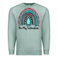Seafoam be my valentine gemstone rainbow Premium Sweatshirt - JahusDesignShop