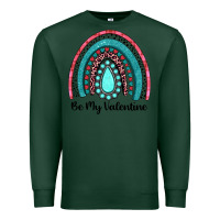 Sports Green be my valentine gemstone rainbow Premium Sweatshirt - JahusDesignShop
