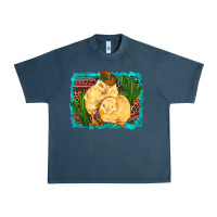 Midnight Navy western cowboy chicks cactus coop animals  leopard serape turquoise Urban Heavy Tee - Artiststas