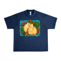 Navy western cowboy chicks cactus coop animals  leopard serape turquoise Urban Heavy Tee - Artiststas