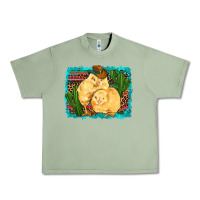 Oil Green western cowboy chicks cactus coop animals  leopard serape turquoise Urban Heavy Tee - Artiststas