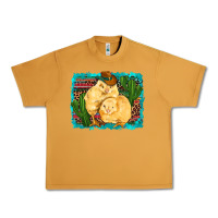 Peanut Butter western cowboy chicks cactus coop animals  leopard serape turquoise Urban Heavy Tee - Artiststas