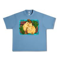 Pebble Blue western cowboy chicks cactus coop animals  leopard serape turquoise Urban Heavy Tee - Artiststas