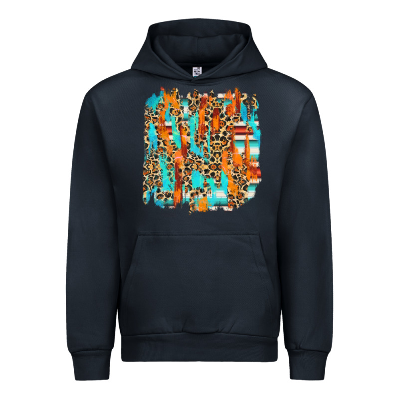 Serape With Leopard Pattern Urban Hoodie by NancyCooperArtShop | Teevron