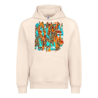 Sandshell serape with leopard pattern Urban Hoodie - NancyCooperArtShop