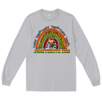 Moon Dust juneteenth 1865 rainbow Long Sleeve Tee - texasbilliewilder