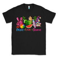 Black peace love gnome summer Classic Tee - texasbilliewilder