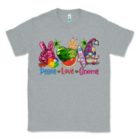 Heather Grey peace love gnome summer Classic Tee - texasbilliewilder