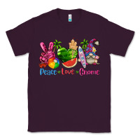 Plum peace love gnome summer Classic Tee - texasbilliewilder