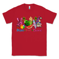 Red peace love gnome summer Classic Tee - texasbilliewilder