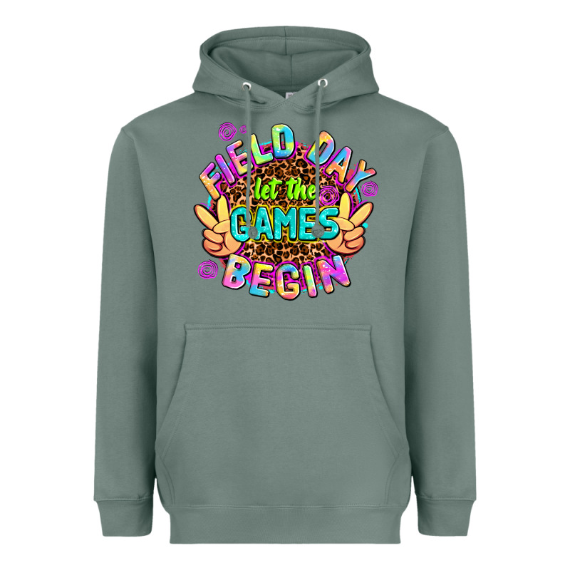 Field Day Let The Games Begin Heavyweight Hoodie by AdoDesignShop | Teevron