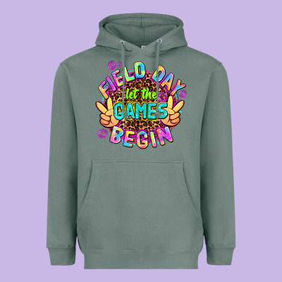 Field Day Let The Games Begin Heavyweight Hoodie Designed By Adodesignshop