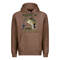 Chestnut reelin' in 100 days of school Premium Hoodie - MaliasSmallBusiness