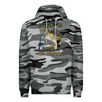 Slate Camo reelin' in 100 days of school Premium Hoodie - MaliasSmallBusiness