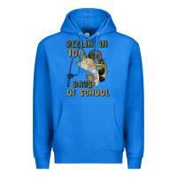 True Royal reelin' in 100 days of school Premium Hoodie - MaliasSmallBusiness