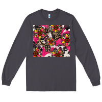 Smoke sunflower cowhide Long Sleeve Tee - Zillion Design Studio