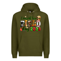 Army Green I am just here for field day 2023 Premium Hoodie - AdoDesignShop