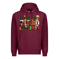 Burgundy I am just here for field day 2023 Premium Hoodie - AdoDesignShop