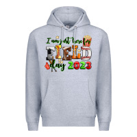 Heather Grey I am just here for field day 2023 Premium Hoodie - AdoDesignShop