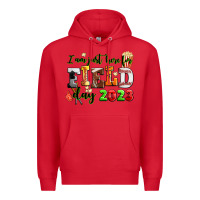 Red I am just here for field day 2023 Premium Hoodie - AdoDesignShop