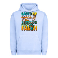 Pigment Grape Ice saved by grace through faith Urban Hoodie - NancyCooperArtShop