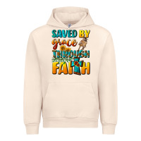 Sandshell saved by grace through faith Urban Hoodie - NancyCooperArtShop