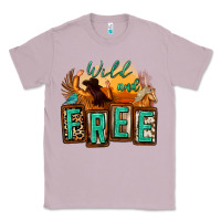 Lilac wild and free cowgirl horse desert Classic Tee - Zillion Design Studio