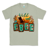 Matcha wild and free cowgirl horse desert Classic Tee - Zillion Design Studio