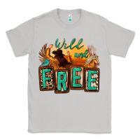 Wild And Free Cowgirl Horse Desert Classic Tee | Teevron