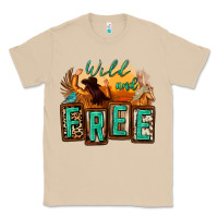 Mushroom wild and free cowgirl horse desert Classic Tee - Zillion Design Studio