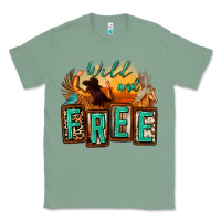 Sage wild and free cowgirl horse desert Classic Tee - Zillion Design Studio