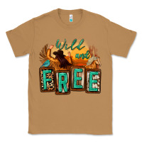 Toasted Coconut wild and free cowgirl horse desert Classic Tee - Zillion Design Studio