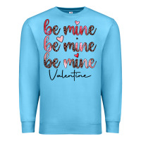 Ocean Blue be mine valentine Premium Sweatshirt - JahusDesignShop