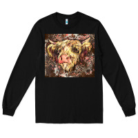 Black leopard cow Long Sleeve Tee - Zillion Design Studio