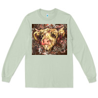 Matcha leopard cow Long Sleeve Tee - Zillion Design Studio