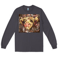 Smoke leopard cow Long Sleeve Tee - Zillion Design Studio