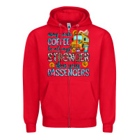 Red may your coffee be always stronger than your passe Zipper Hoodie - Zillion Design Studio