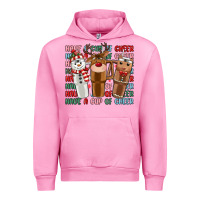 Fuchsia Pink have a cup of cheer Urban Hoodie - MaliasSmallBusiness