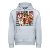 Heather Grey have a cup of cheer Urban Hoodie - MaliasSmallBusiness