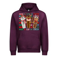 Mauve Wine have a cup of cheer Urban Hoodie - MaliasSmallBusiness