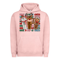 Pigment Salmon have a cup of cheer Urban Hoodie - MaliasSmallBusiness