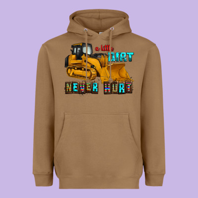 A Little Dirt Never Hurt Heavyweight Hoodie Designed By Adodesignshop