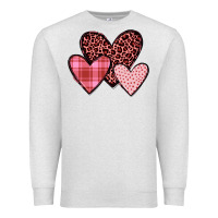 Oatmeal Heather hearts Premium Sweatshirt - JahusDesignShop