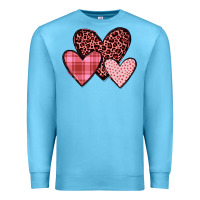Ocean Blue hearts Premium Sweatshirt - JahusDesignShop