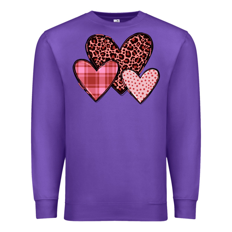 Hearts Premium Sweatshirt by JahusDesignShop | Teevron